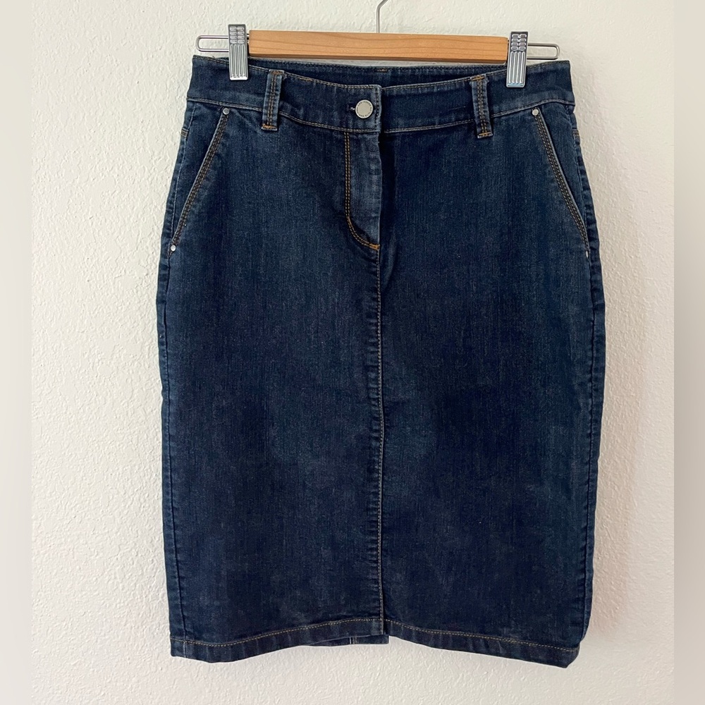 Vintage Ann Taylor Indigo Denim Skirt
